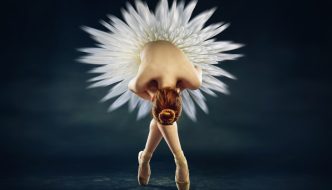 flower burst dance ballet girl