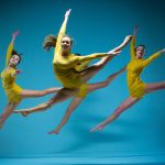 older teen ballet girls dancing leaping