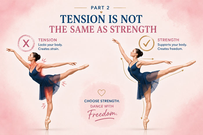 Dance Kinesiology: Tension is not the same as strength