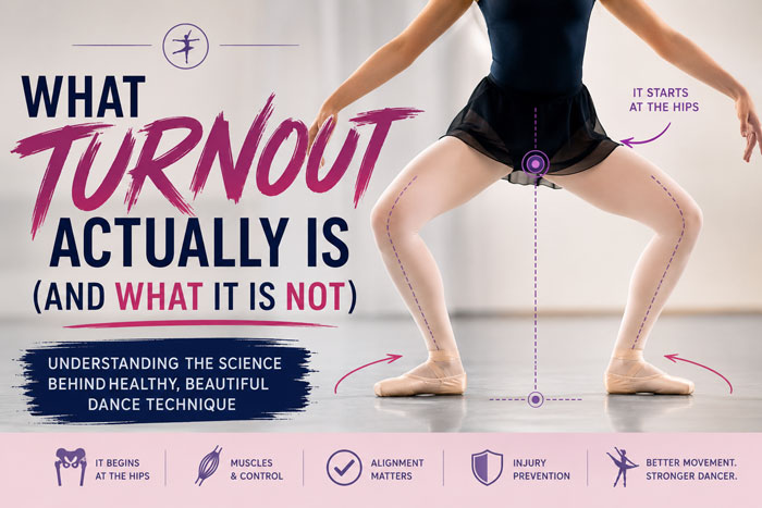 what dance turnout actually is and what it is not
