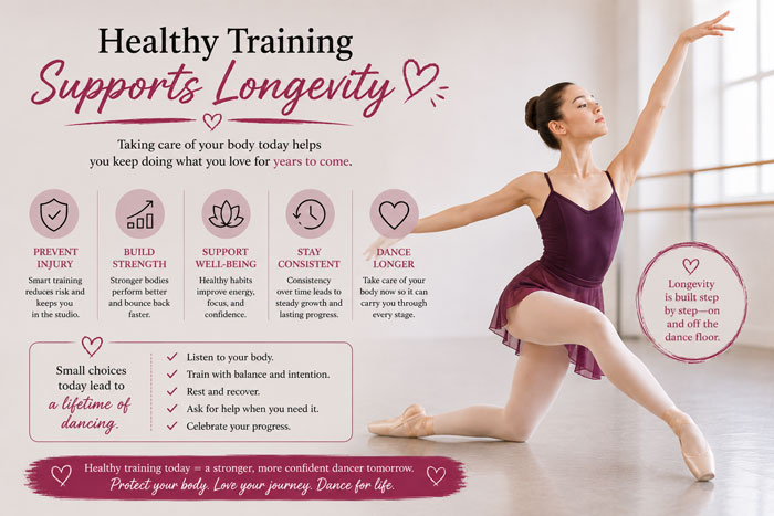 healthy dance training supports longevity