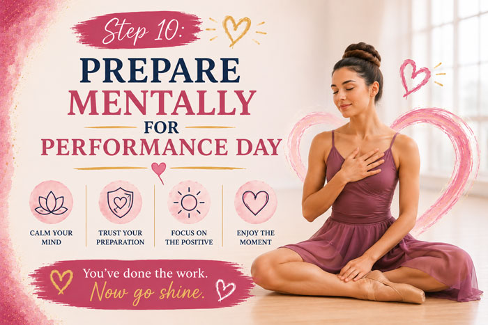 prepare mentally for performance day