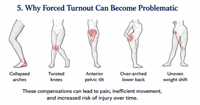 why forced dance turnout can become problematic